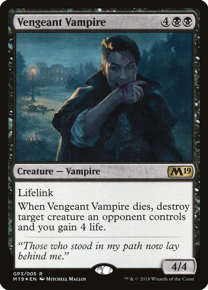 Vengeant Vampire, M19 Gift Pack Card Art