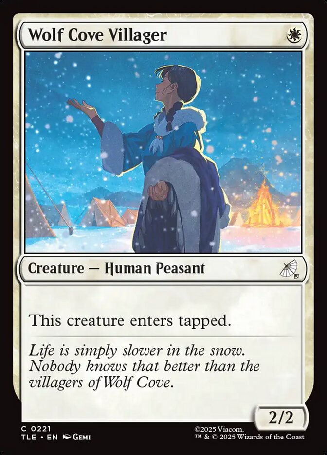Wolf Cove Villager, Avatar: The Last Airbender Eternal Card Art