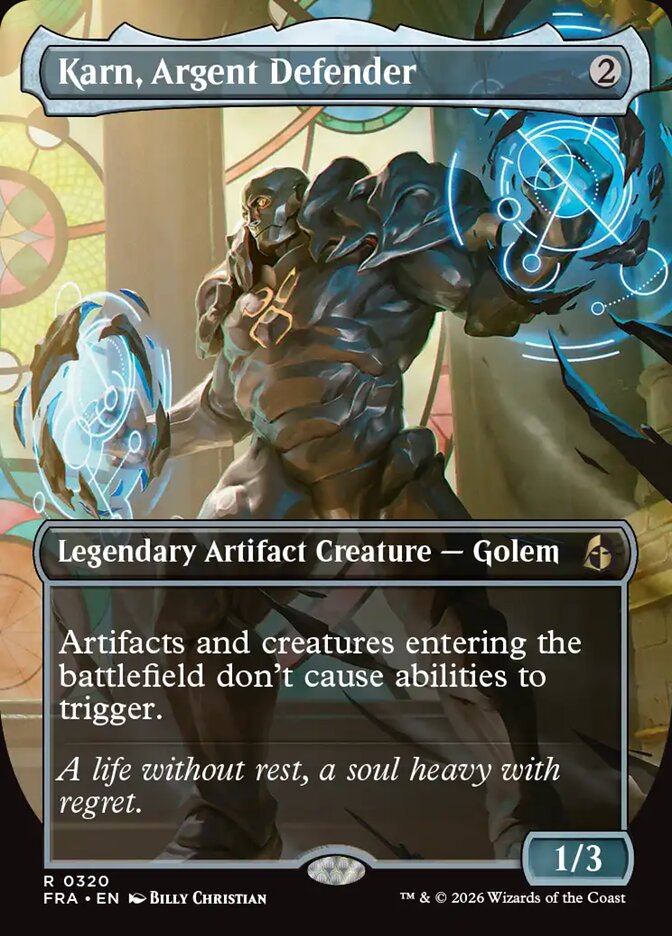 Karn, Argent Defender, Reality Fracture Card Art