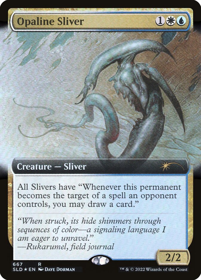Opaline Sliver, Secret Lair Drop Card Art