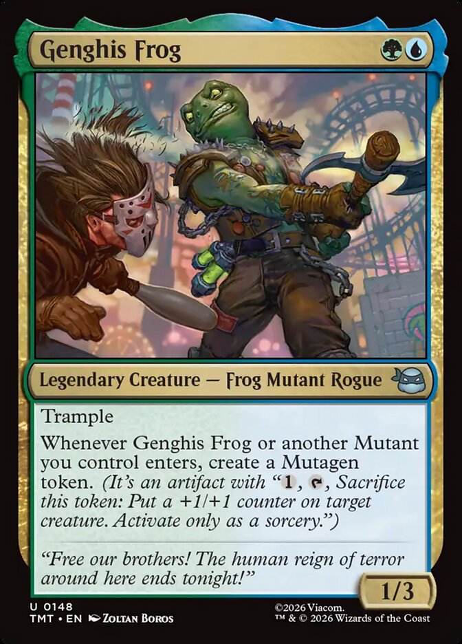 Genghis Frog, Teenage Mutant Ninja Turtles Card Art