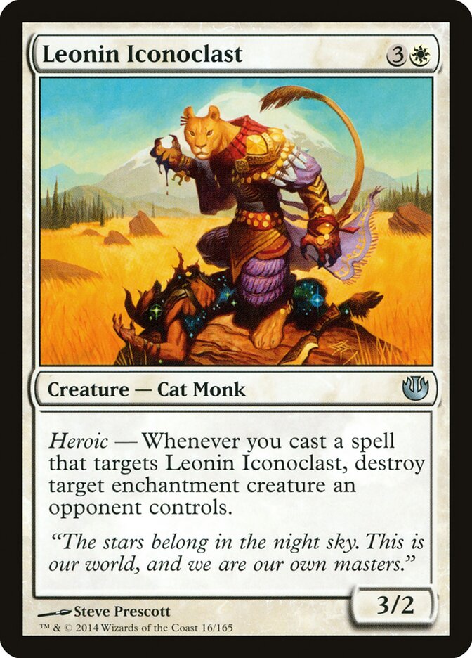 Leonin Iconoclast, Journey Into Nyx Card Art