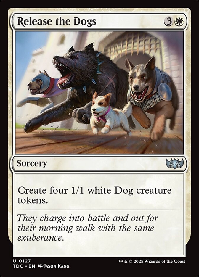 Release the Dogs, Tarkir: Dragonstorm Commander Card Art