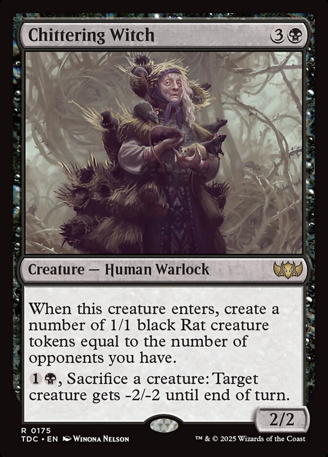 Chittering Witch, Tarkir: Dragonstorm Commander Card Art