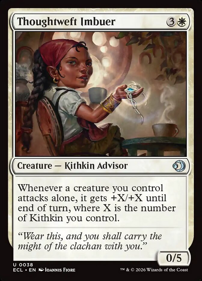 Thoughtweft Imbuer, Lorwyn Eclipsed Card Art