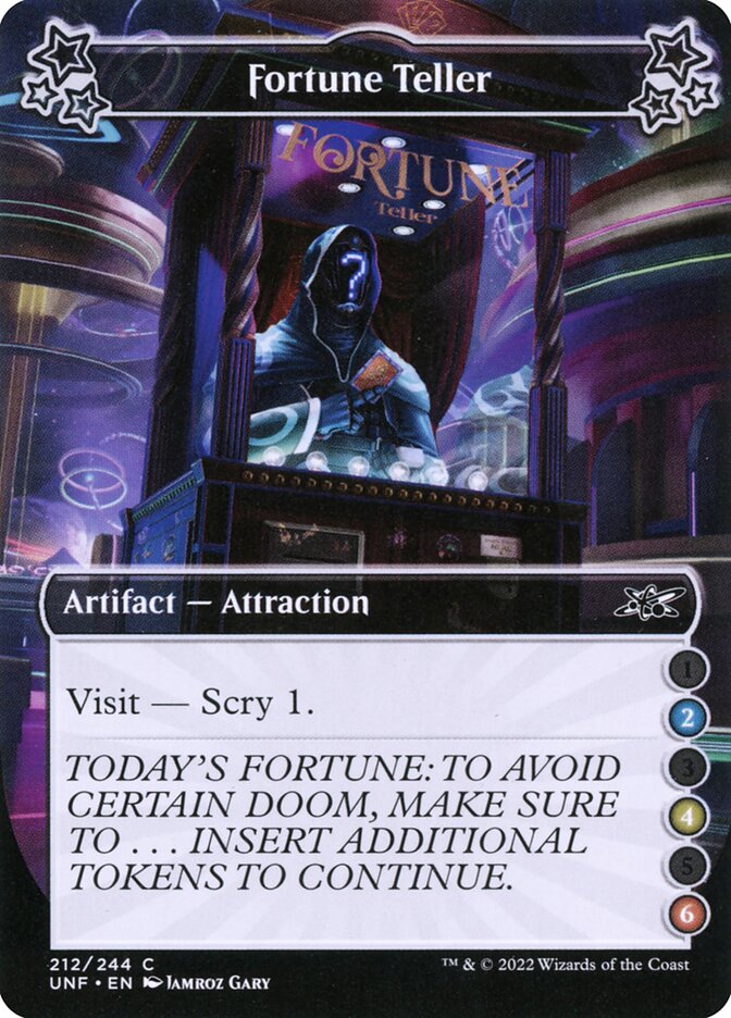 Fortune Teller, Unfinity Card Art