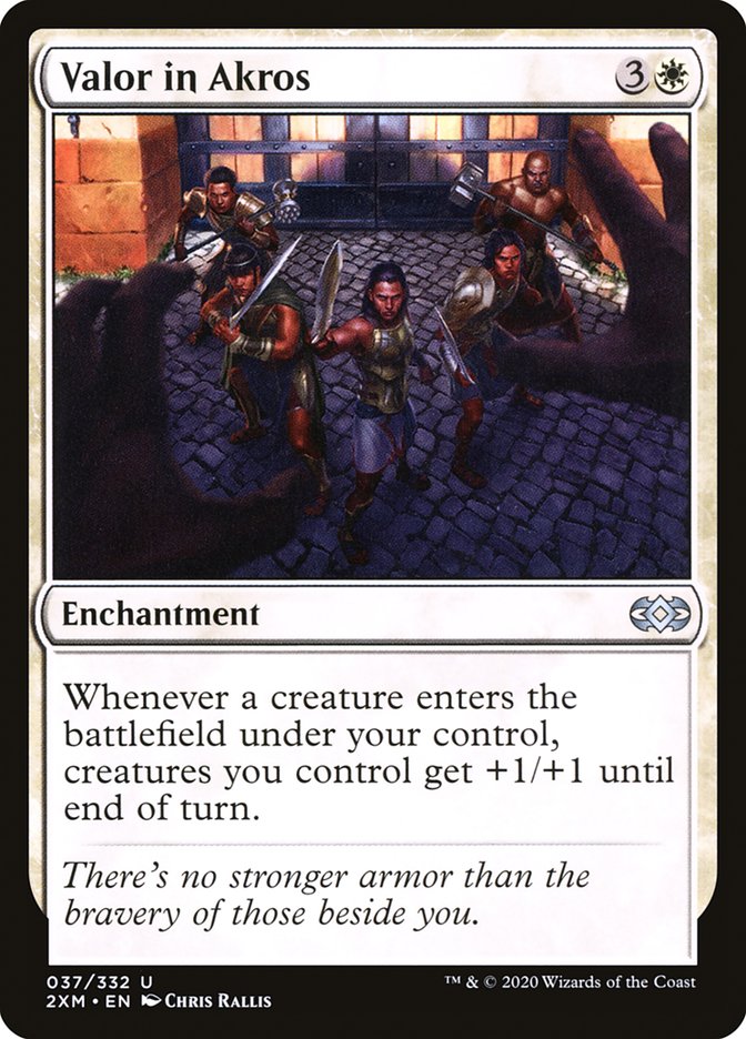 Valor in Akros, Double masters Card Art