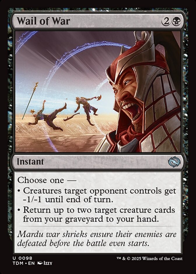Wail of War, Tarkir: dragonstorm Card Art