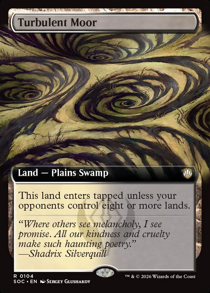 Turbulent Moor, Secrets Of Strixhaven Commander Card Art