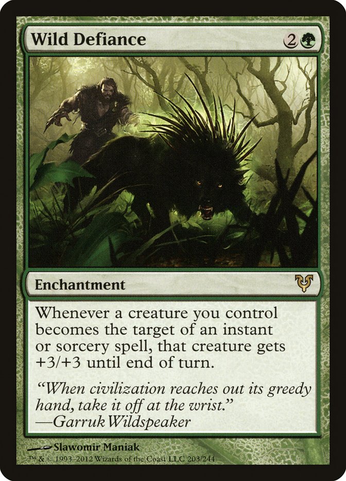 Wild Defiance, Avacyn Restored Card Art