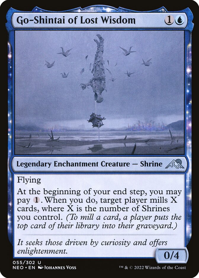 Go-Shintai of Lost Wisdom, Kamigawa: neon dynasty Card Art