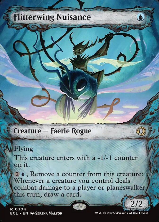 Flitterwing Nuisance, Lorwyn Eclipsed Card Art