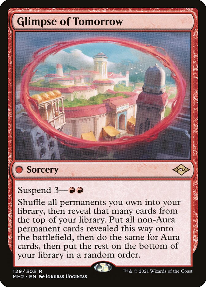 Glimpse of Tomorrow, Modern horizons 2 Card Art