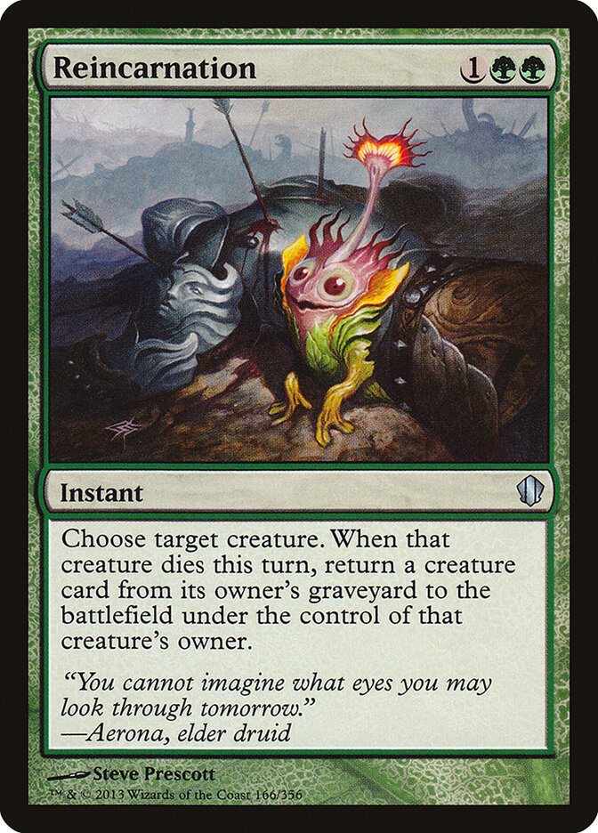 Reincarnation, Commander 2013 Card Art
