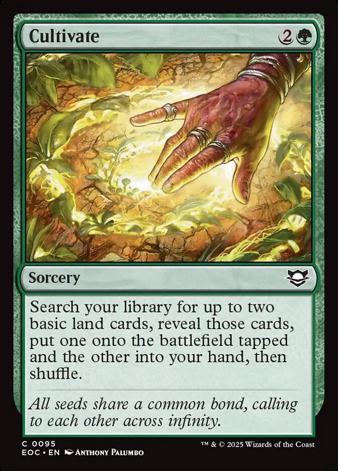 Cultivate, Edge Of Eternities Commander Card Art