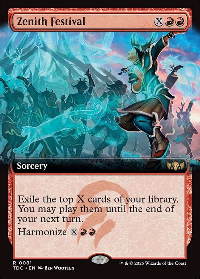 Zenith Festival, Tarkir: Dragonstorm Commander Card Art