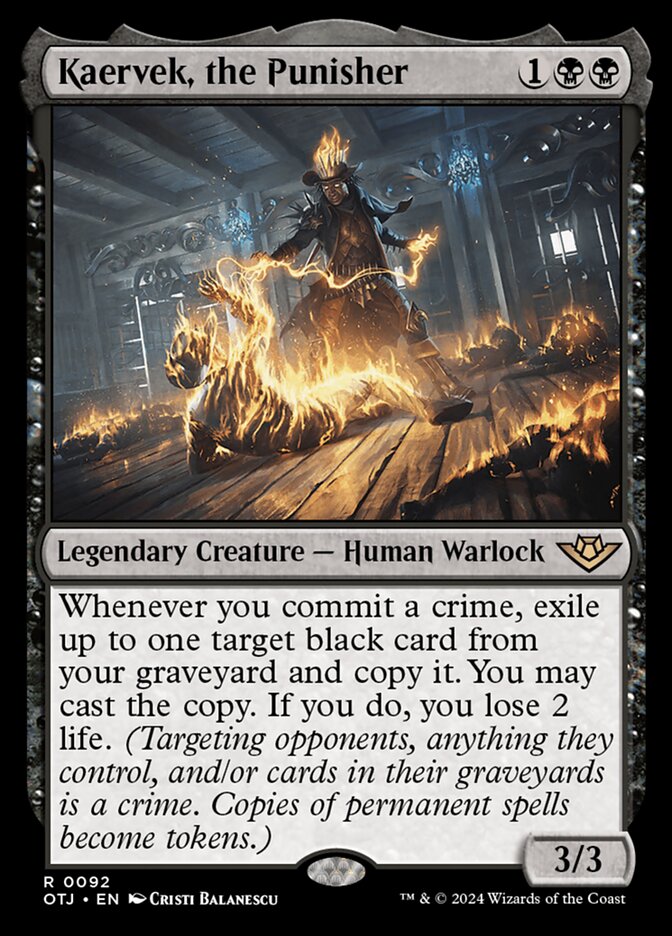 Kaervek, the Punisher, Outlaws of thunder junction Card Art