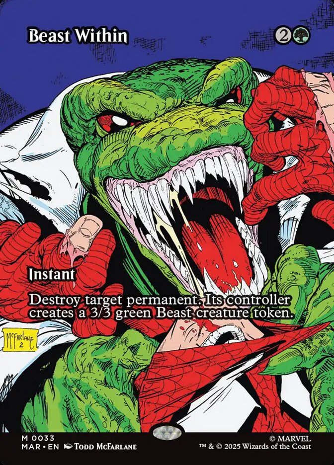 Beast Within, Marvel Universe Card Art