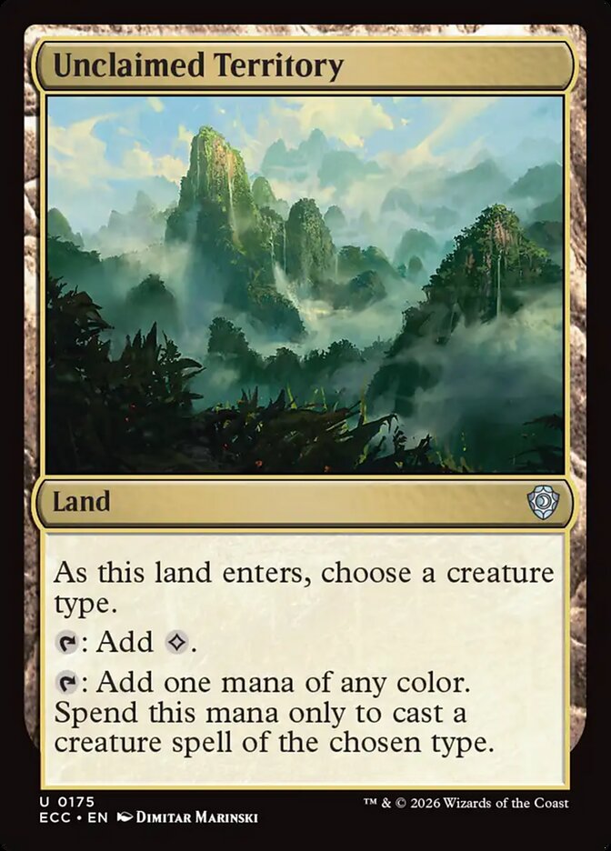 Unclaimed Territory, Lorwyn Eclipsed Commander Card Art