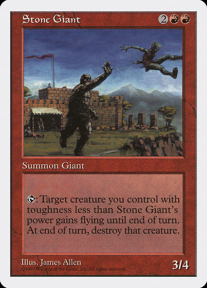 Stone Giant, Fifth edition Card Art