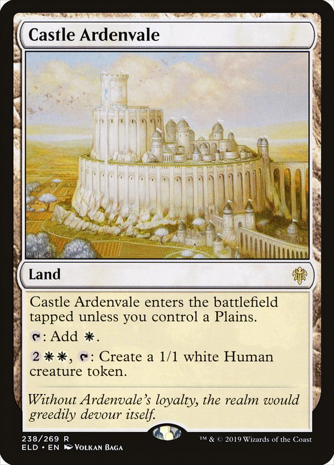 Castle Ardenvale, Throne Of Eldraine Card Art