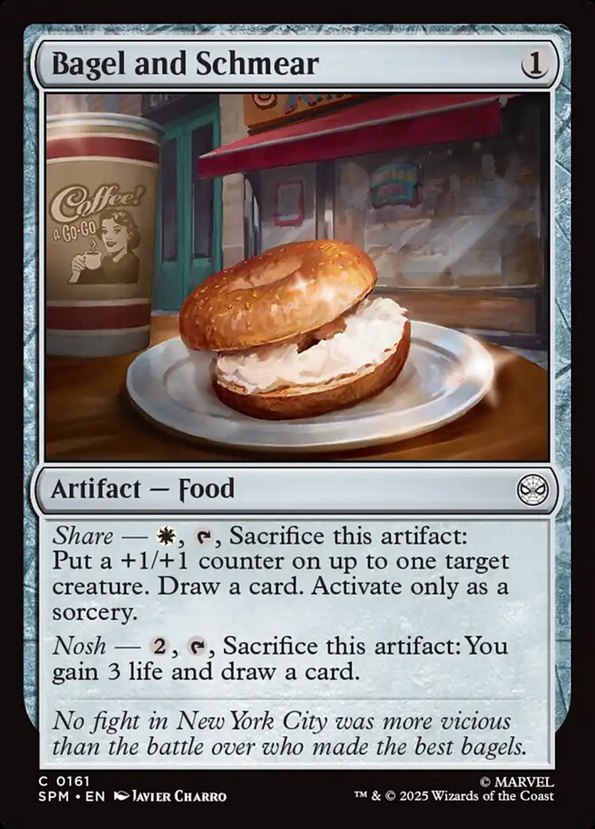 Bagel and Schmear, Marvel'S Spider-Man Card Art