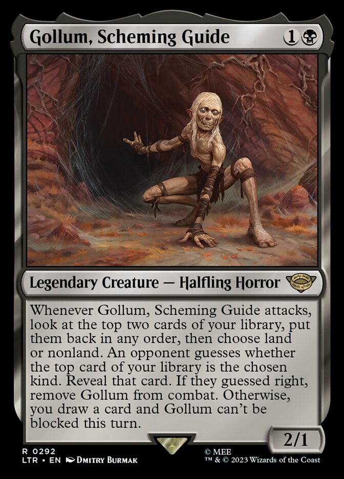 Gollum, Scheming Guide, The Lord Of The Rings: Tales Of Middle-Earth Card Art