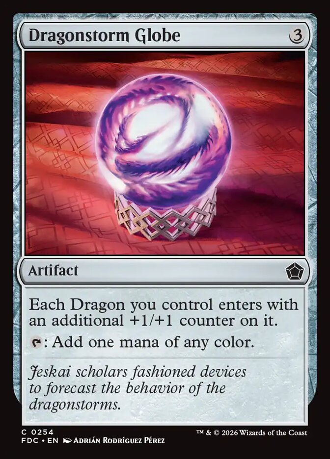 Dragonstorm Globe, Foundations Commander Card Art