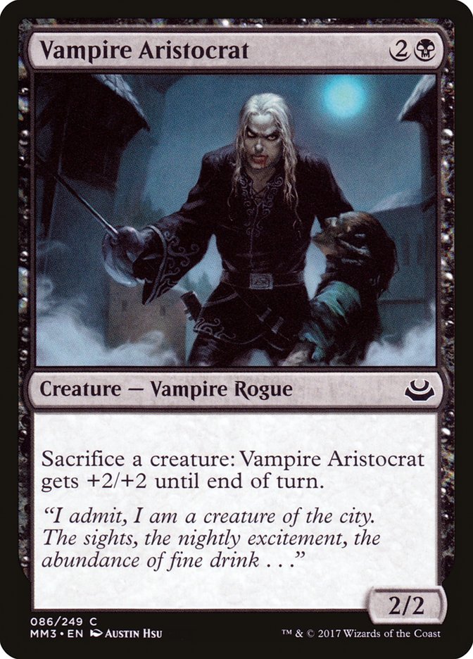Vampire Aristocrat, Modern Masters 2017 Card Art