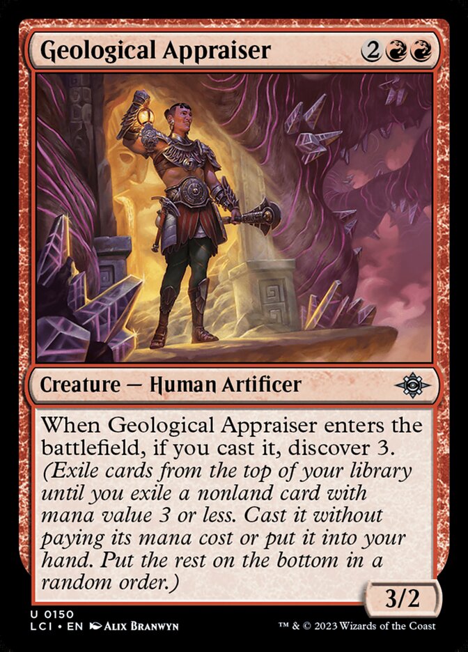 Geological Appraiser, The lost caverns of ixalan Card Art