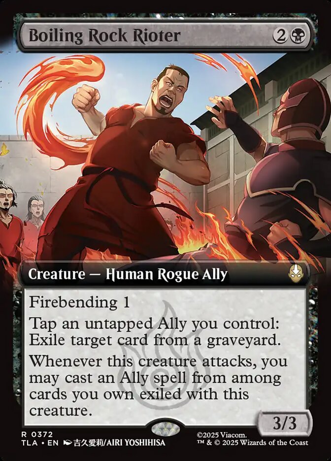 Boiling Rock Rioter, Avatar: The Last Airbender Card Art