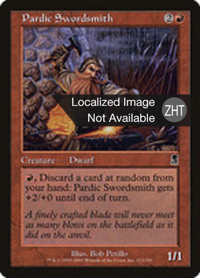 Pardic Swordsmith, Odyssey Card Art