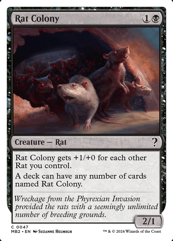 Rat Colony, Mystery Booster 2 Card Art