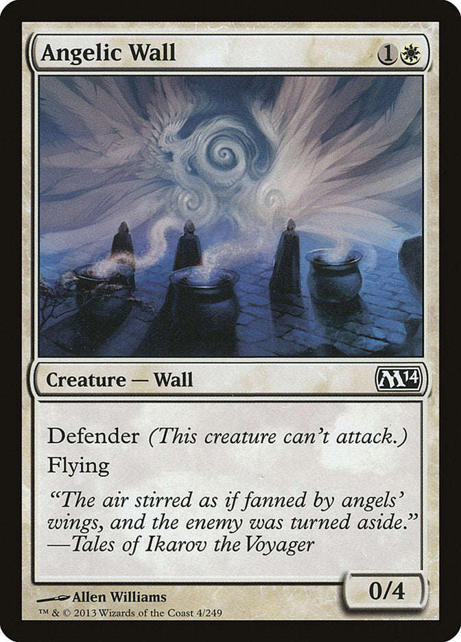 Angelic Wall, Magic 2014 Card Art