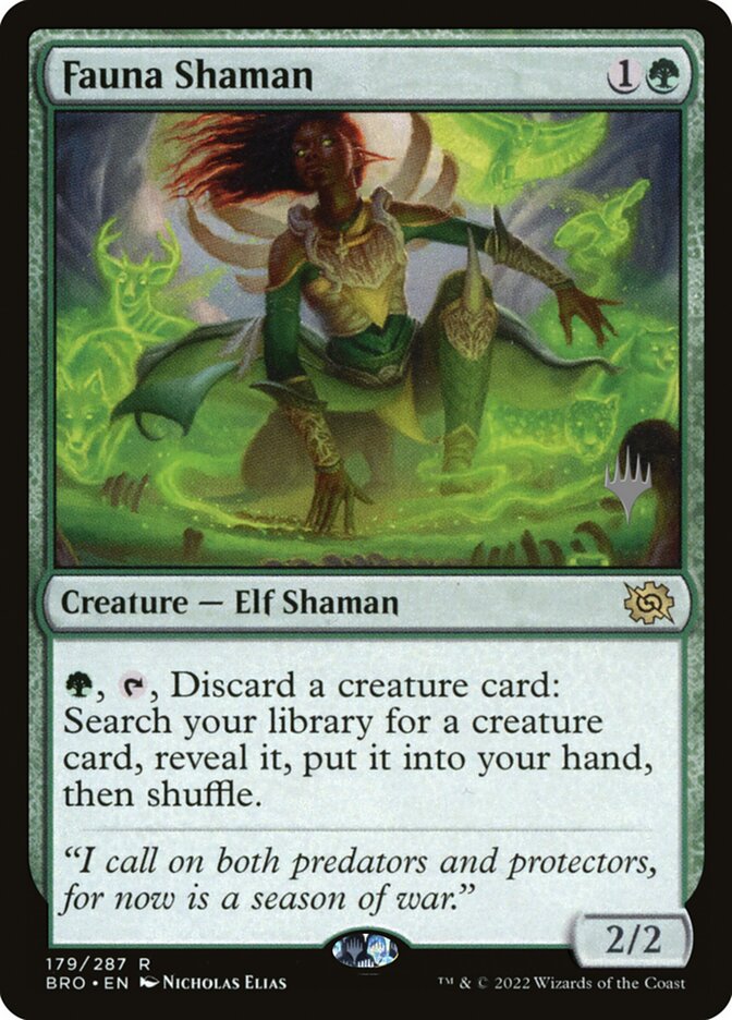Fauna Shaman, The Brothers' War Promos Card Art