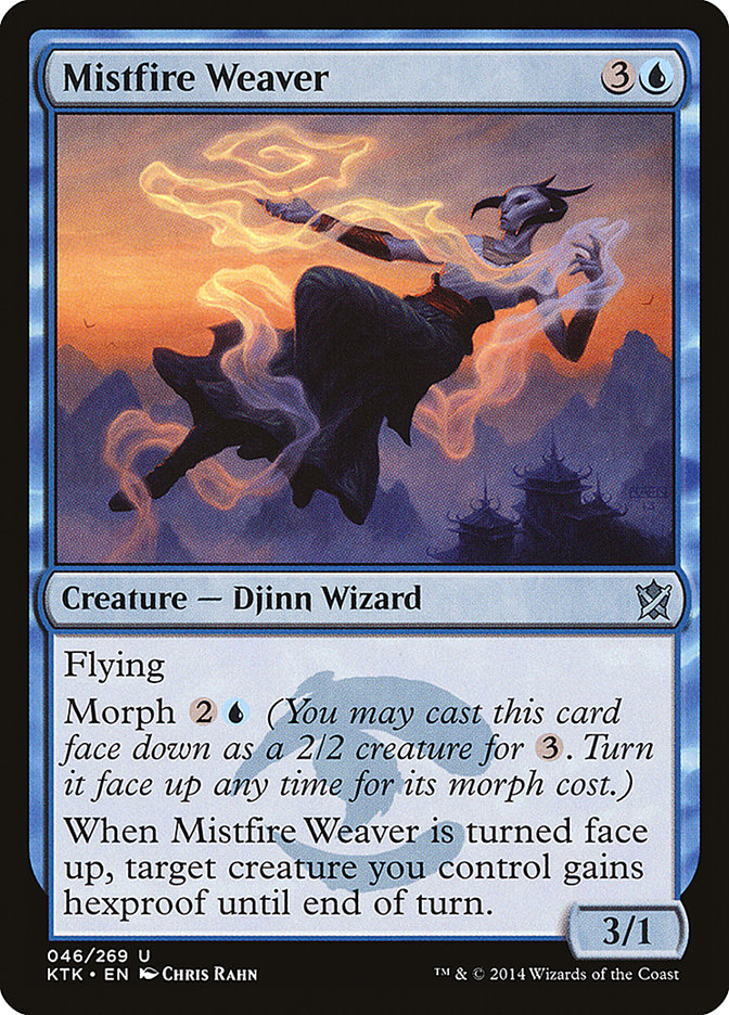Mistfire Weaver, Khans Of Tarkir Card Art