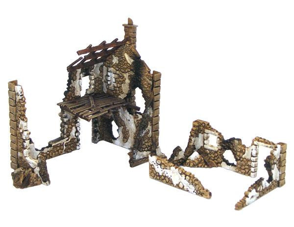 Bolt Action - Terrain - Ruined Farmhouse