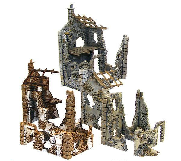 Bolt Action - Terrain - Ruined Hamlet