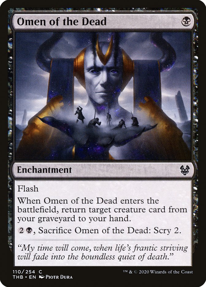 Omen of the Dead, Theros beyond death Card Art