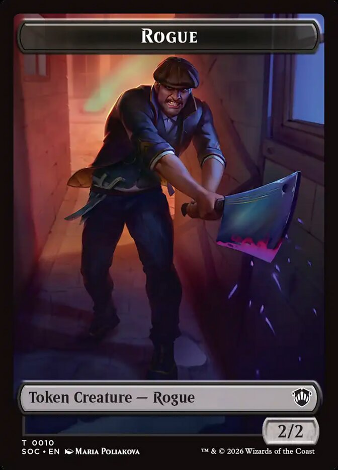 Rogue, Secrets Of Strixhaven Commander Tokens Card Art