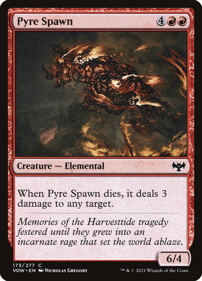 Pyre Spawn, Innistrad: crimson vow Card Art