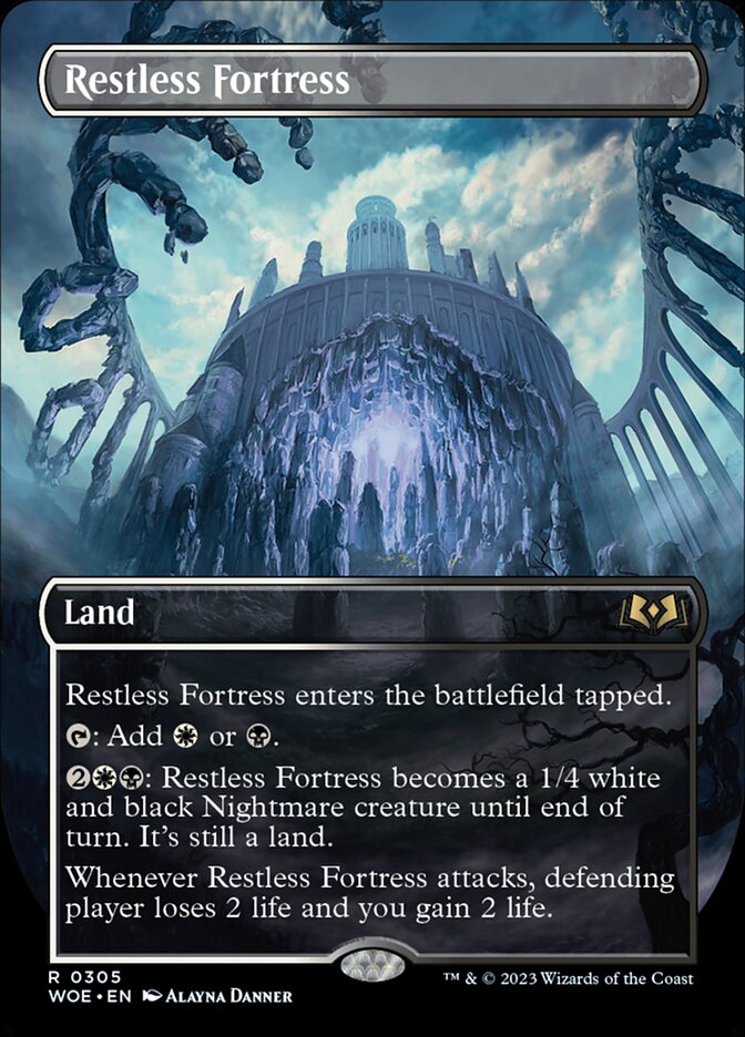Restless Fortress, Wilds Of Eldraine Card Art