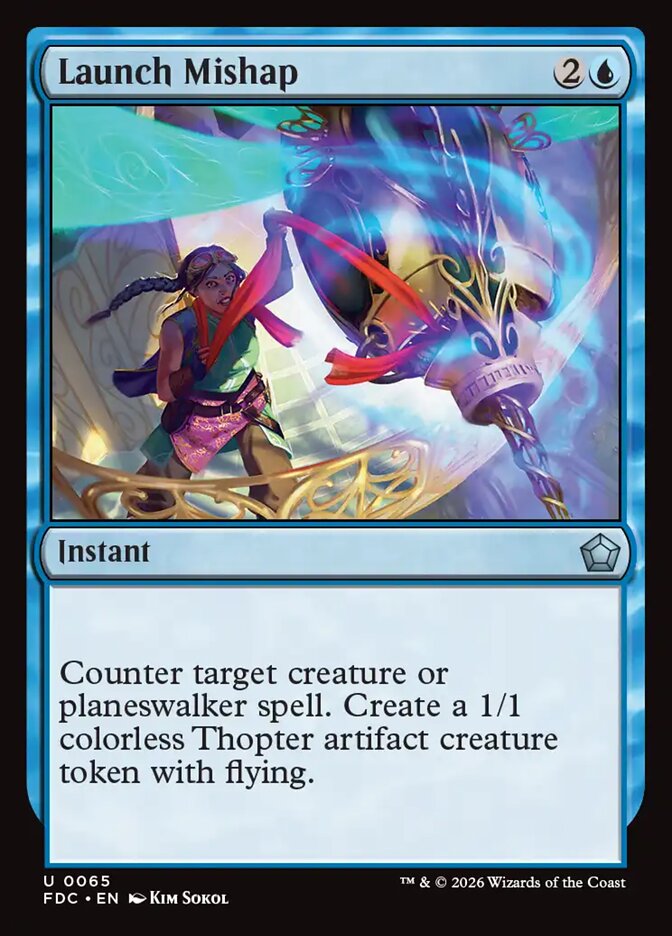 Launch Mishap, Foundations Commander Card Art