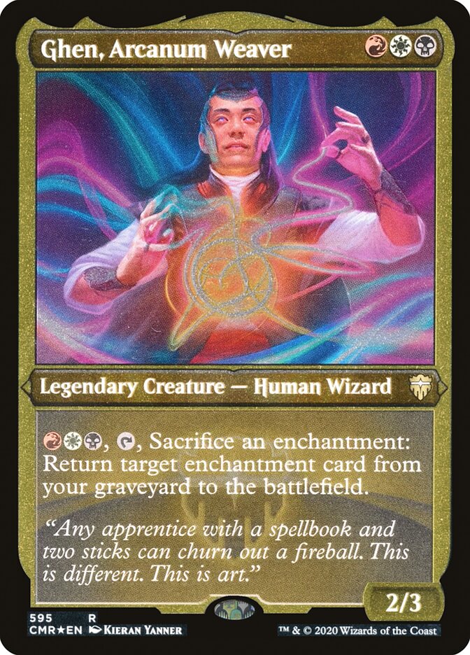 Ghen, Arcanum Weaver - Etched Foil