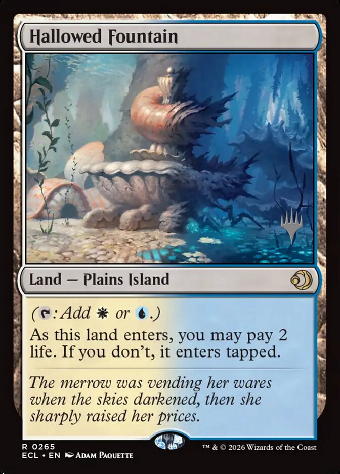 Hallowed Fountain, Lorwyn Eclipsed Promos Card Art
