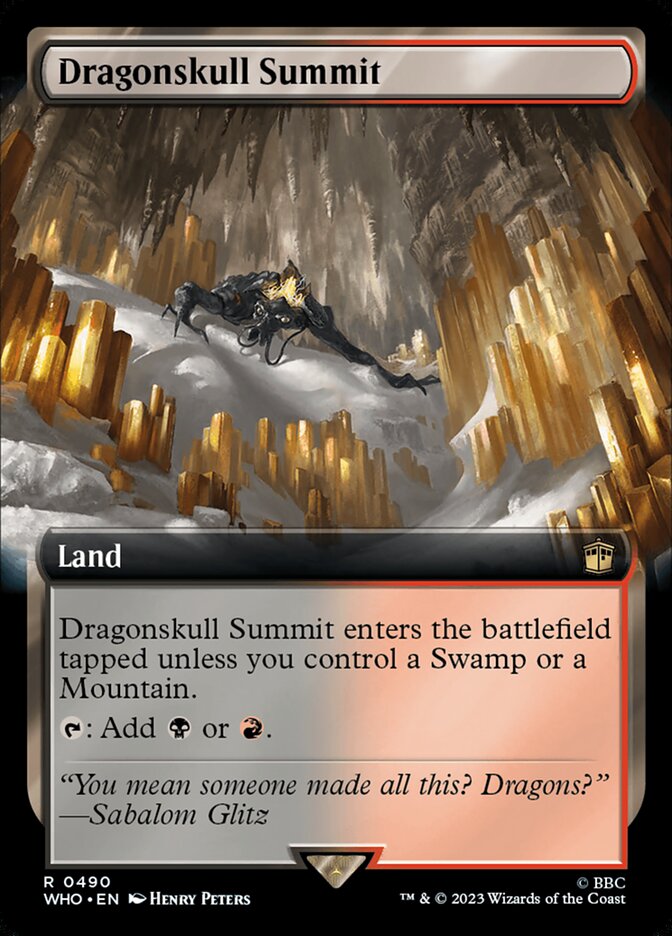 Dragonskull Summit, Doctor Who Card Art