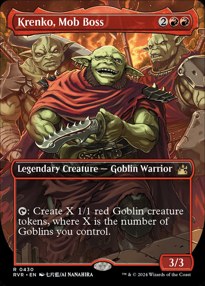 Krenko, Mob Boss, Ravnica Remastered Card Art