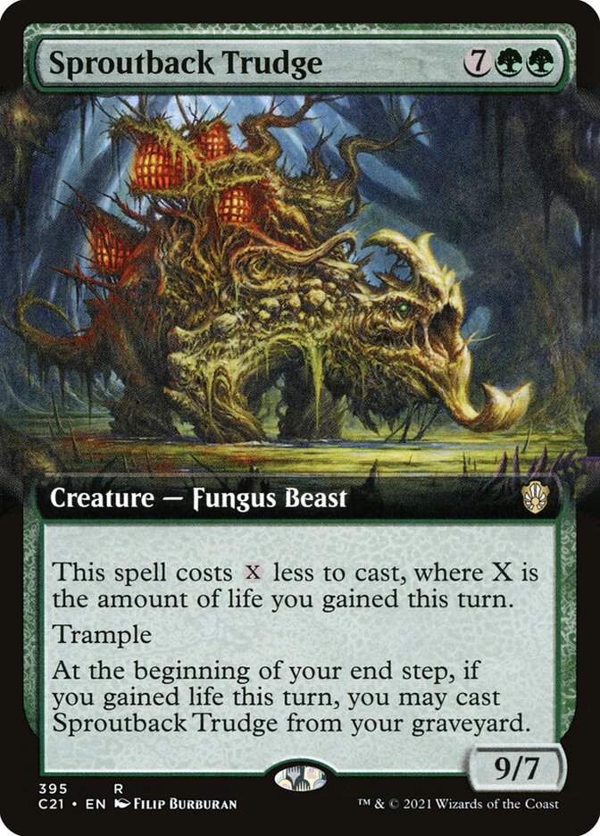 Sproutback Trudge, Commander 2021 Card Art