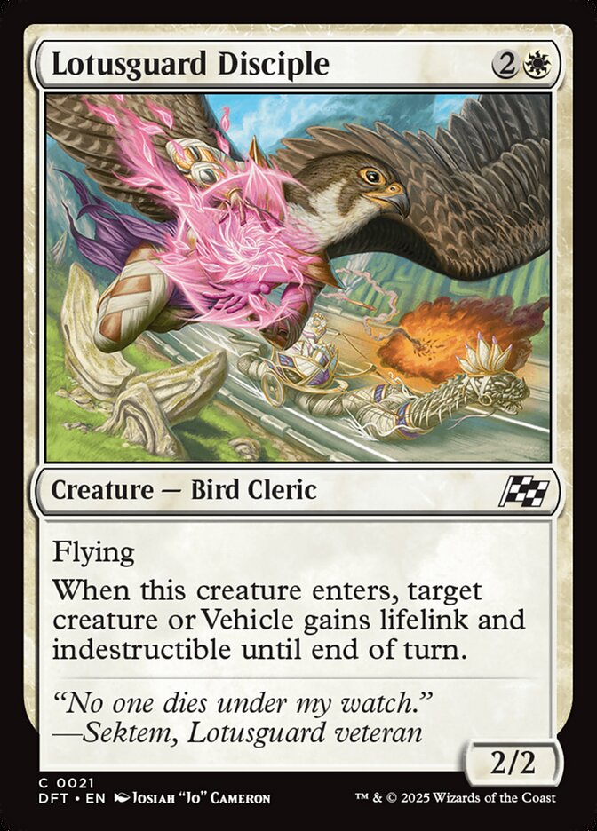 Lotusguard Disciple, Aetherdrift Card Art