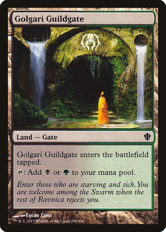 Golgari Guildgate, Commander 2013 Card Art